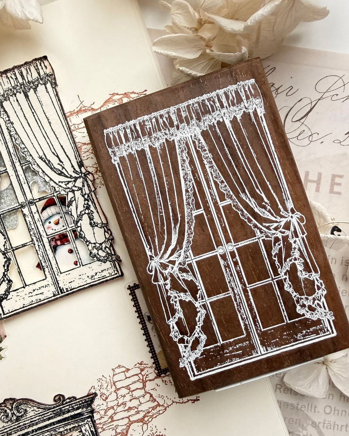Houten stempel | window