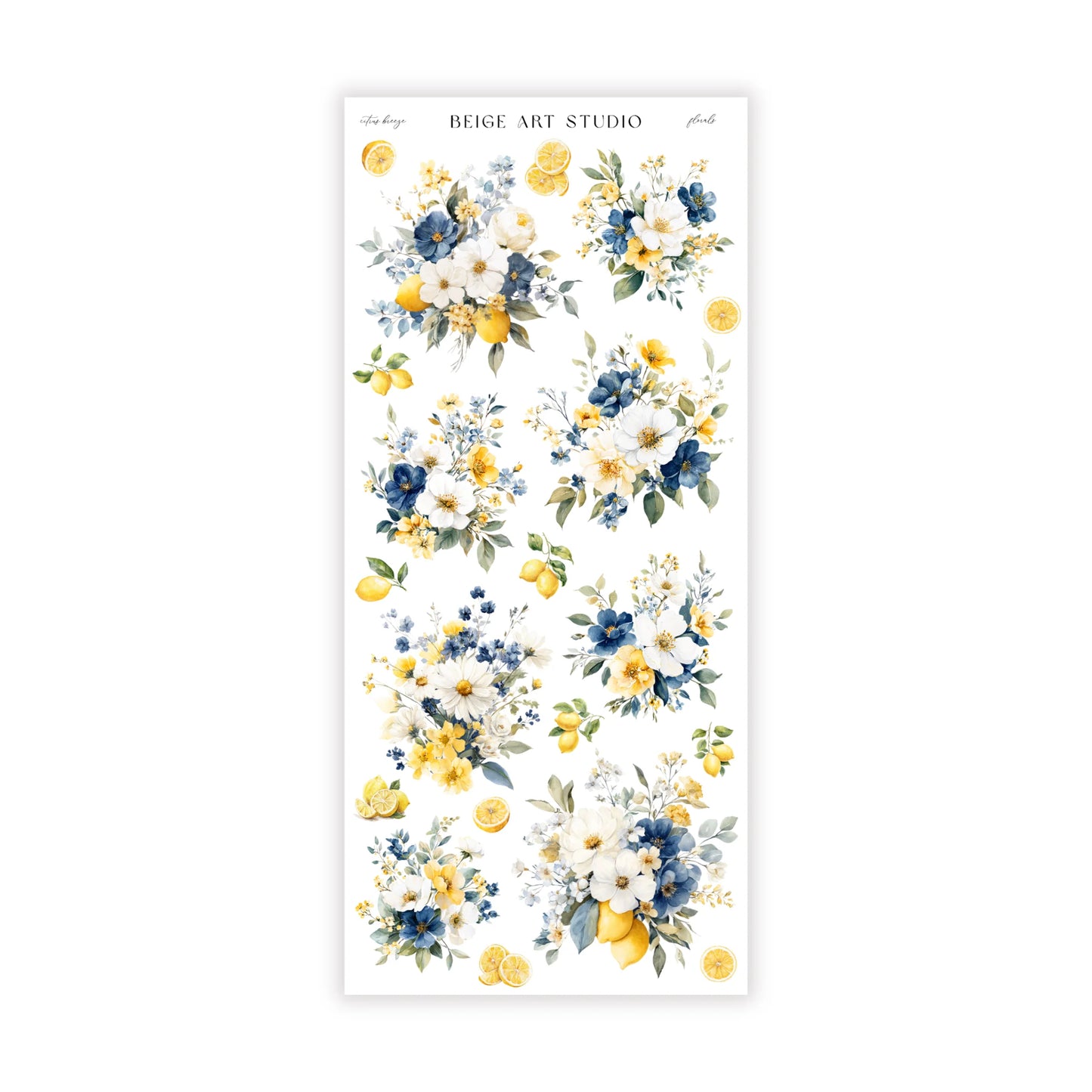 Stickervel set | citrus breeze