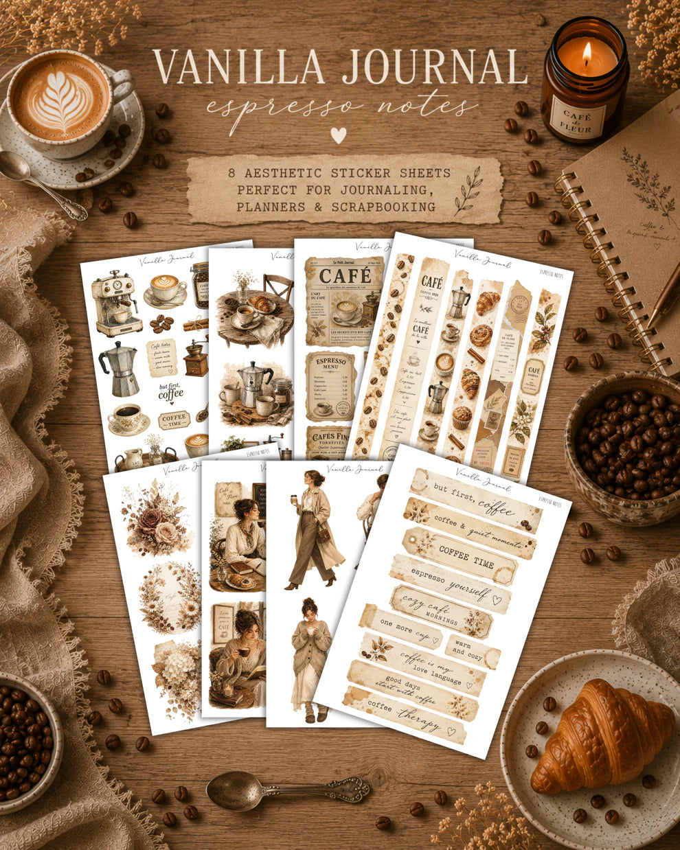 Stickerset | Roasted memories (8st.)