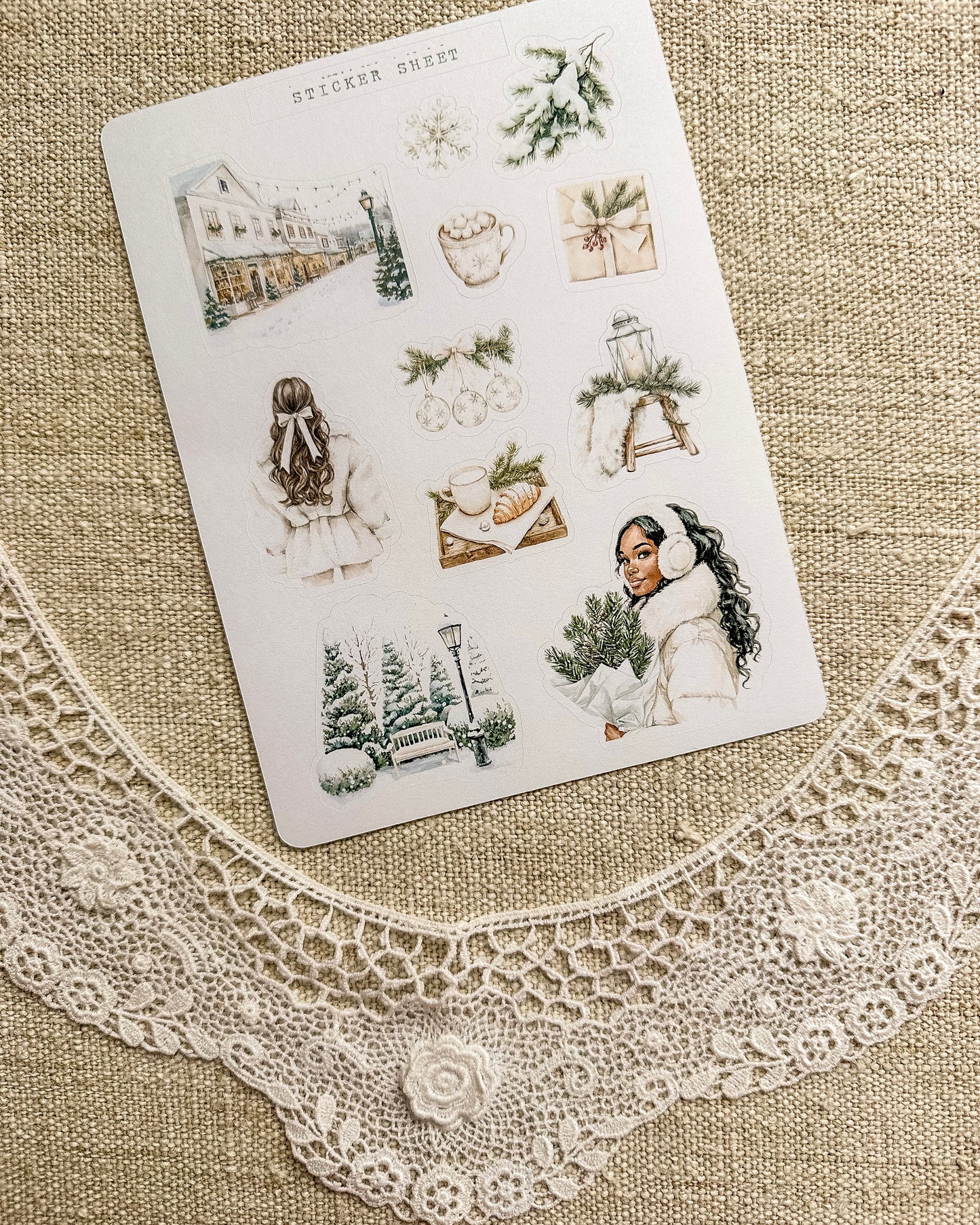 Stickervel | cozy winter 3