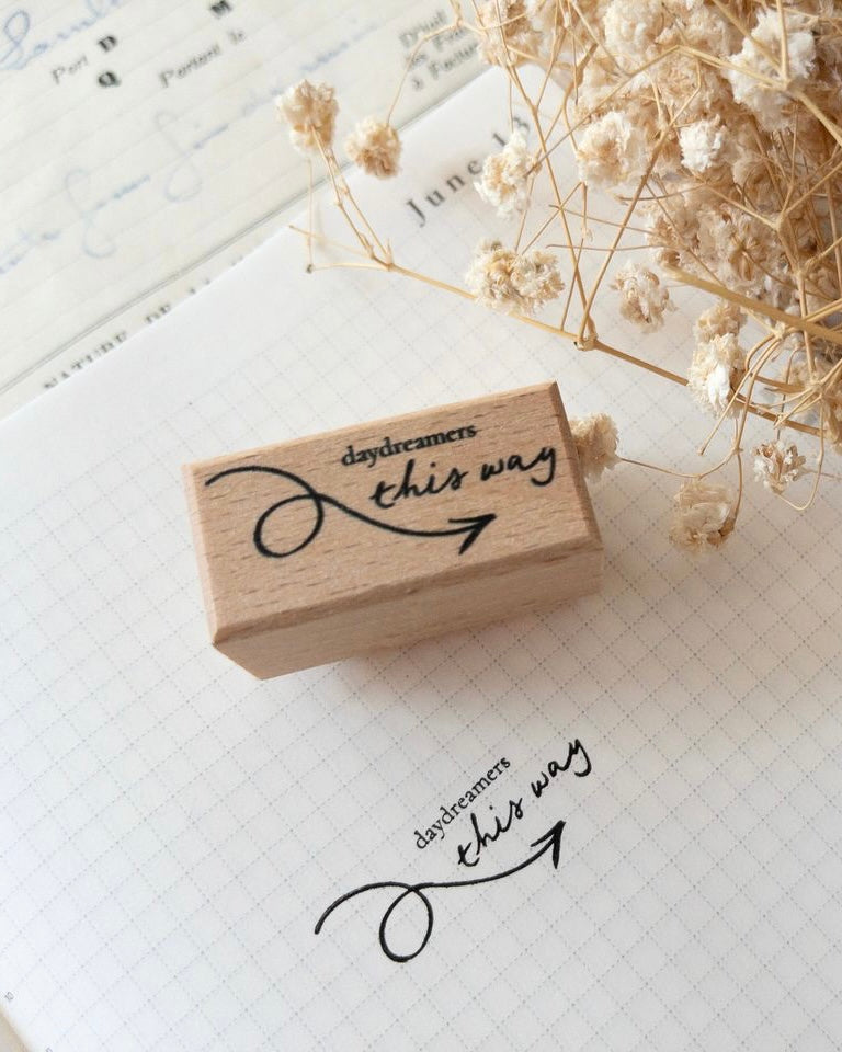 Houten stempel | daydreamers this way