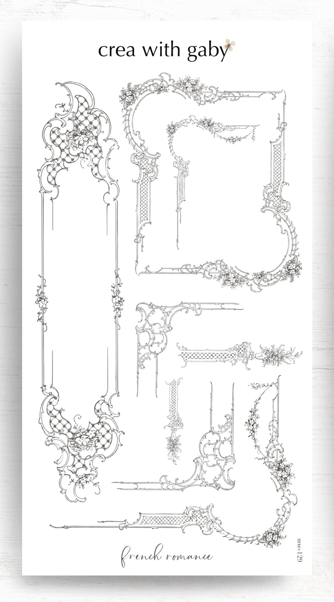 Stickervel | French romance 3