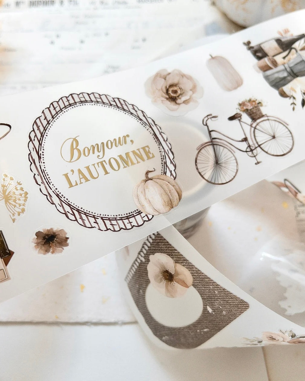 Pettape | Bonjour l'automne | gold foil