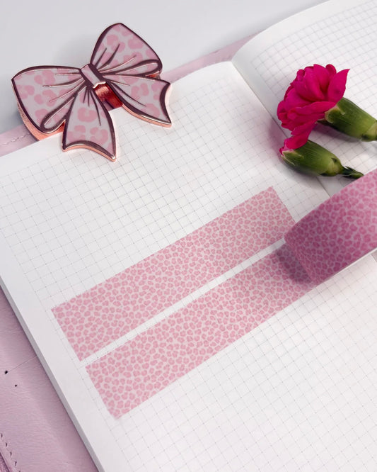 Washitape | Leopard love| pink print