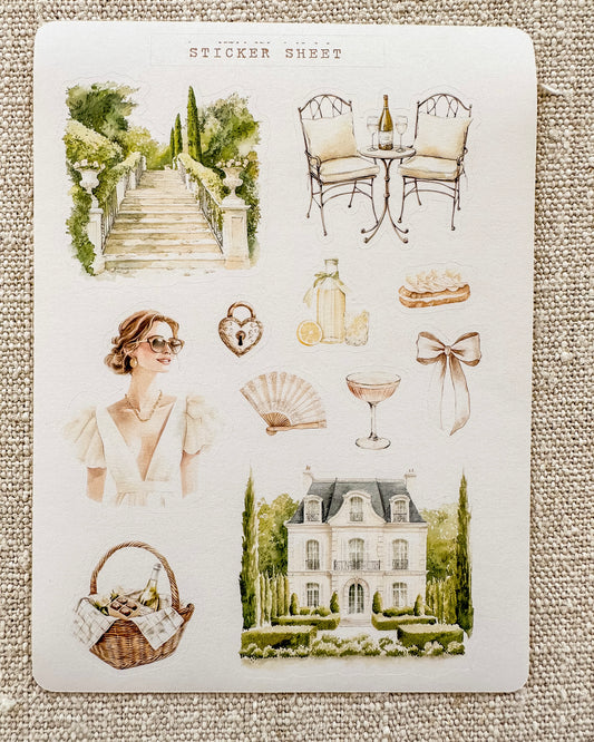 Stickervel | summer chateau 3