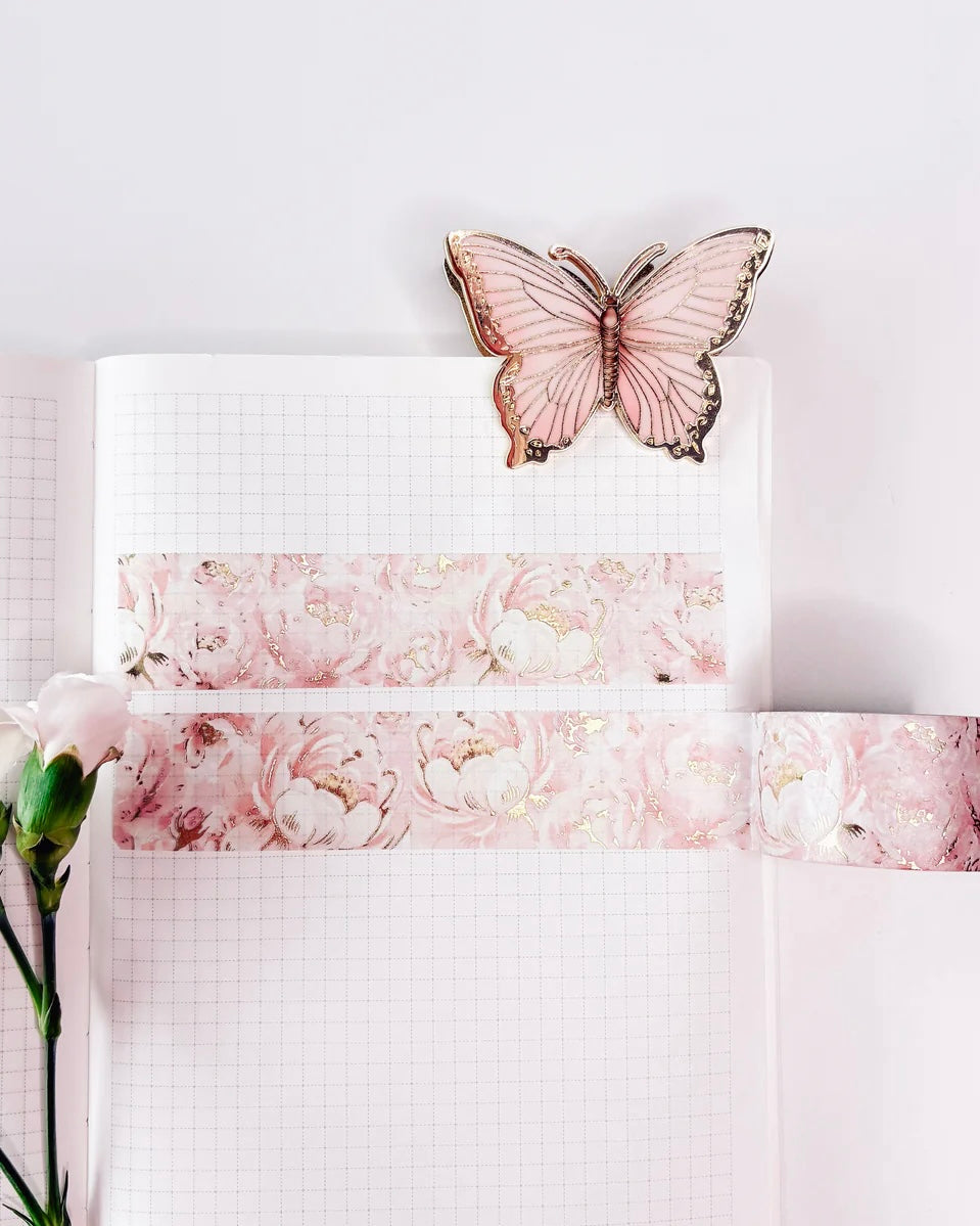 Washitape | Jane Austen  | pink flowers