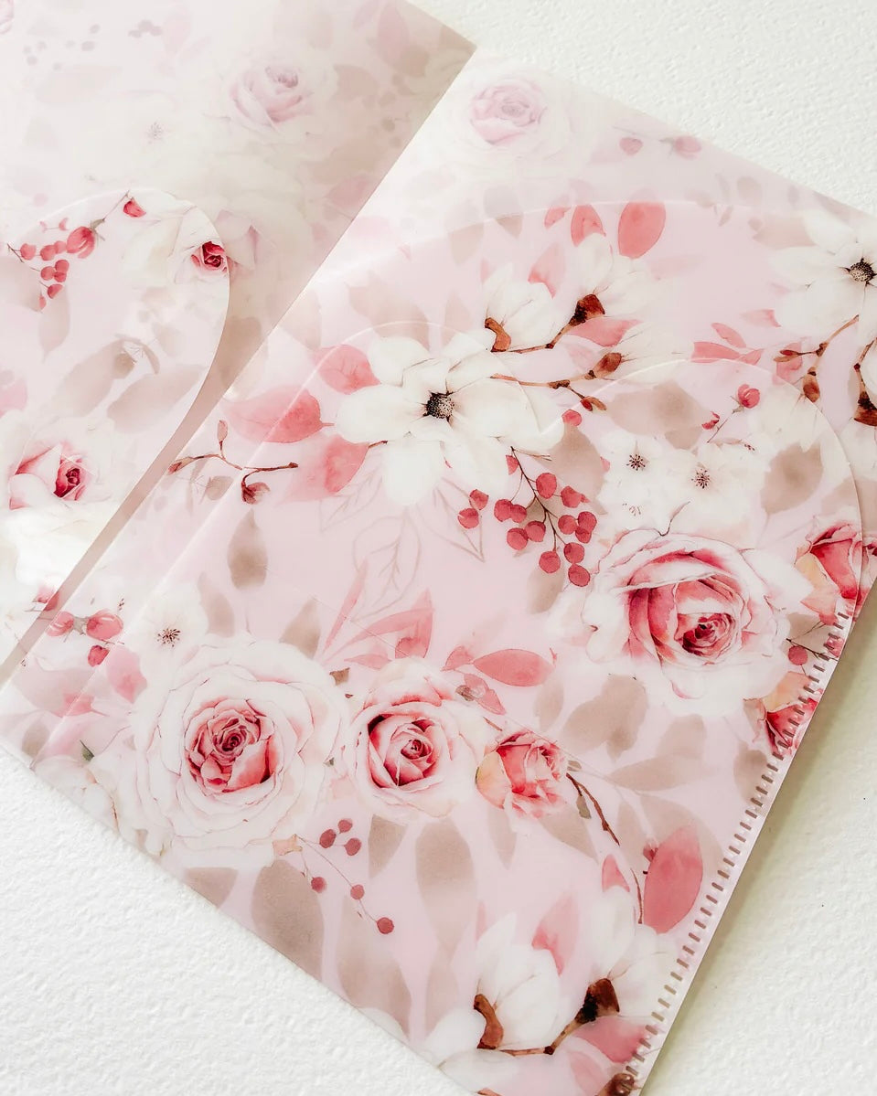 Bewaarhoesje | roses | A5