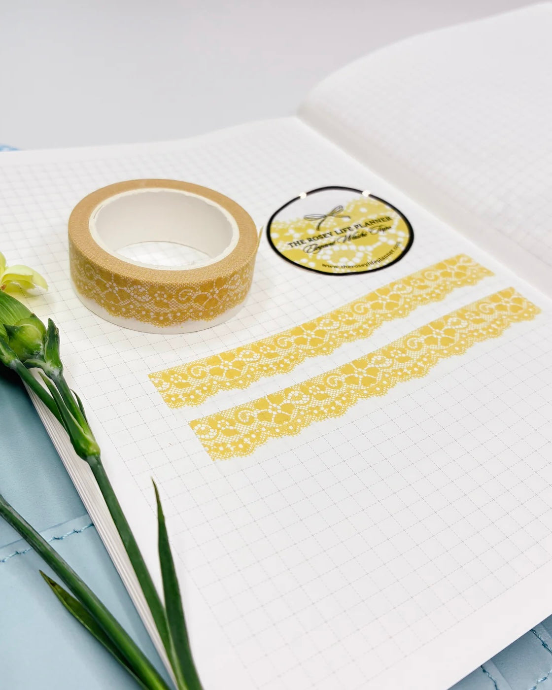 Washitape | august26 | yellow lace