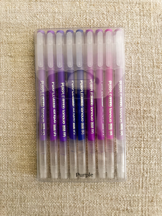 Acryl pennen - purple