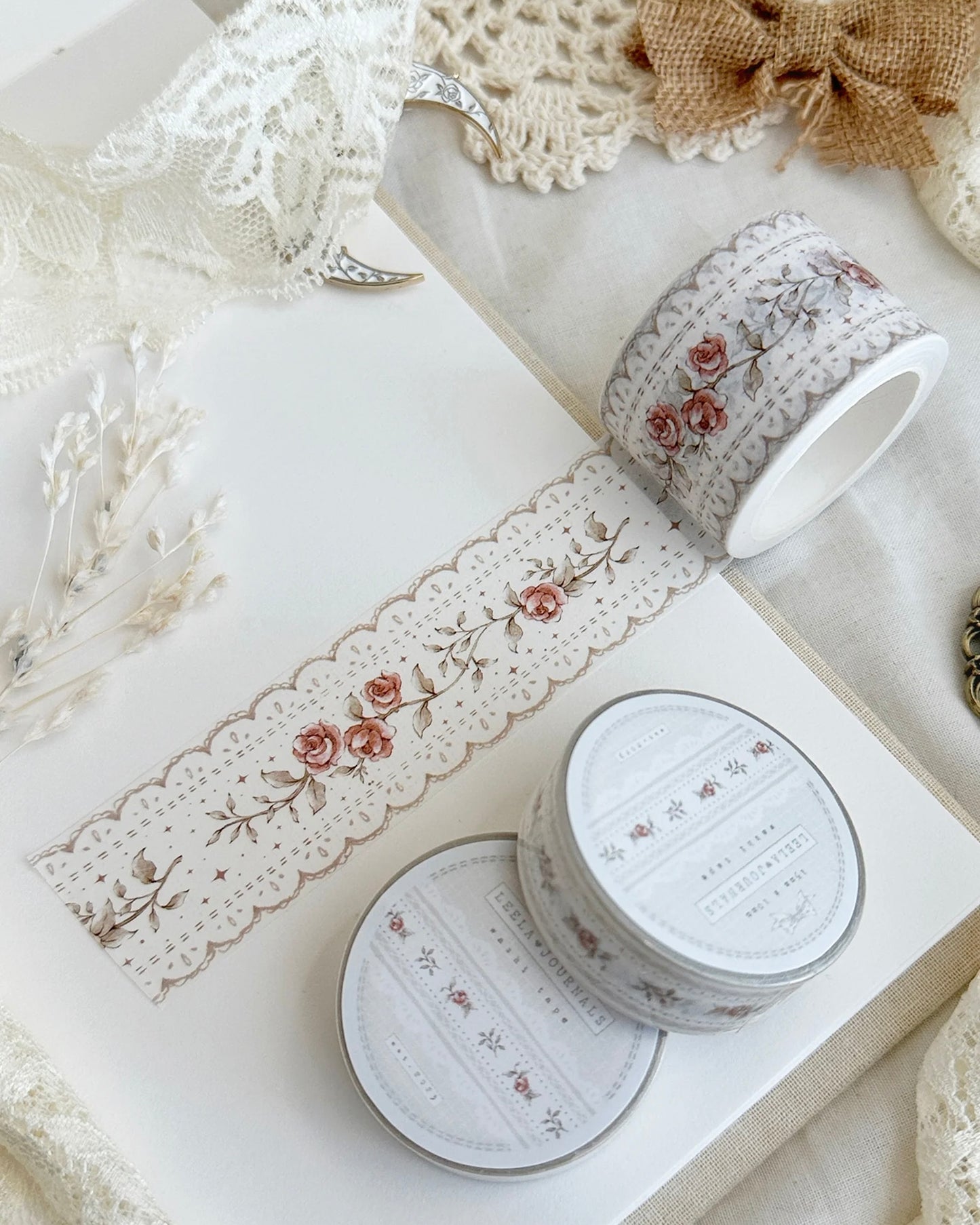 Washitape | lace & roses | 30mm
