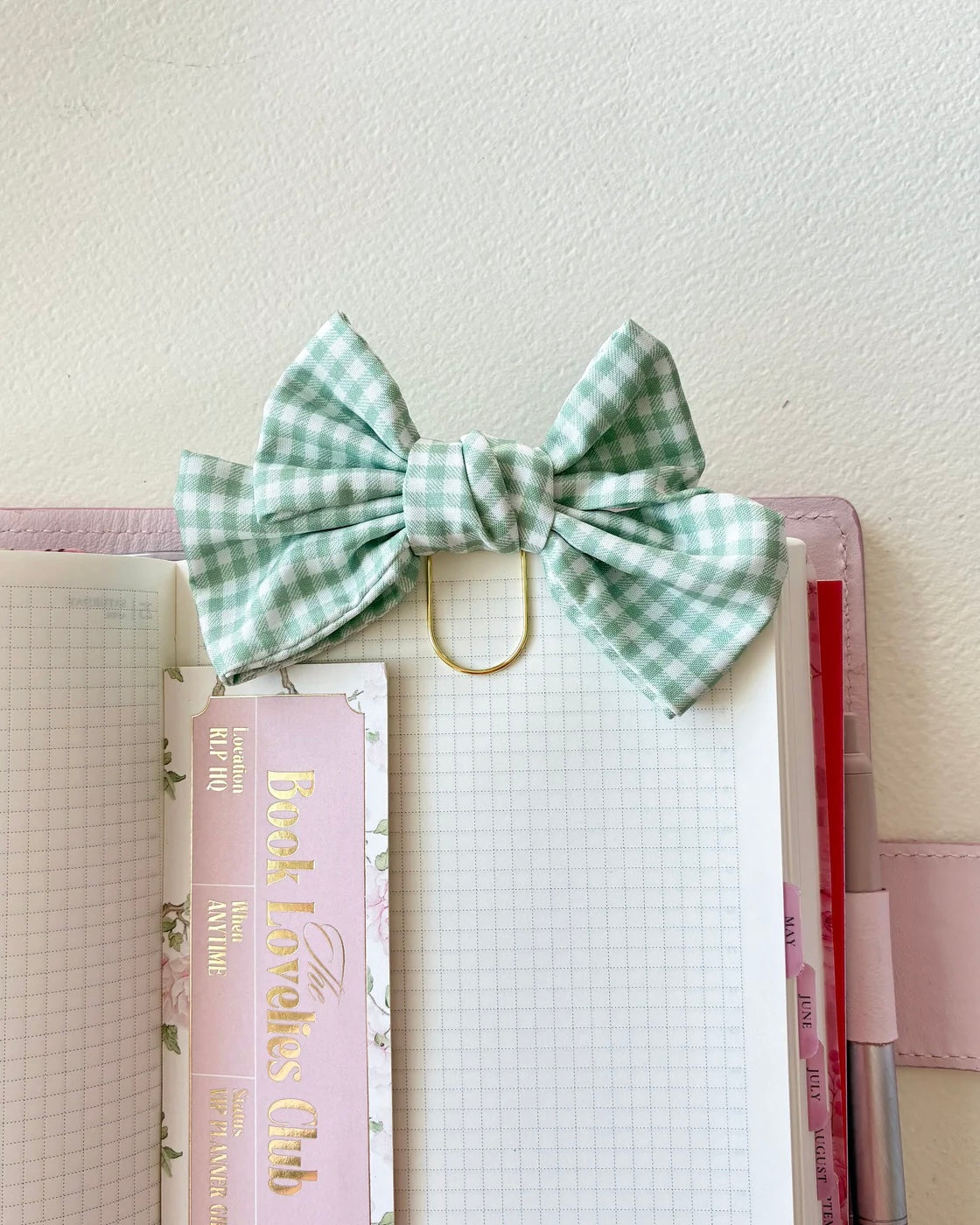 Plannerclip | strik | groen