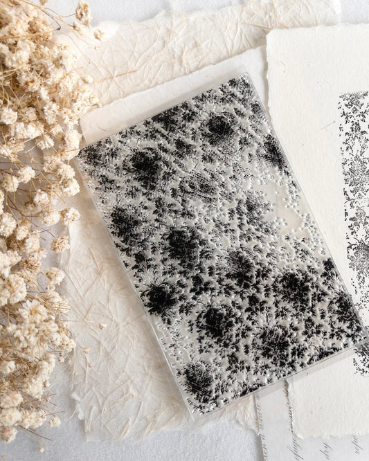 Clear stempel | vintage background