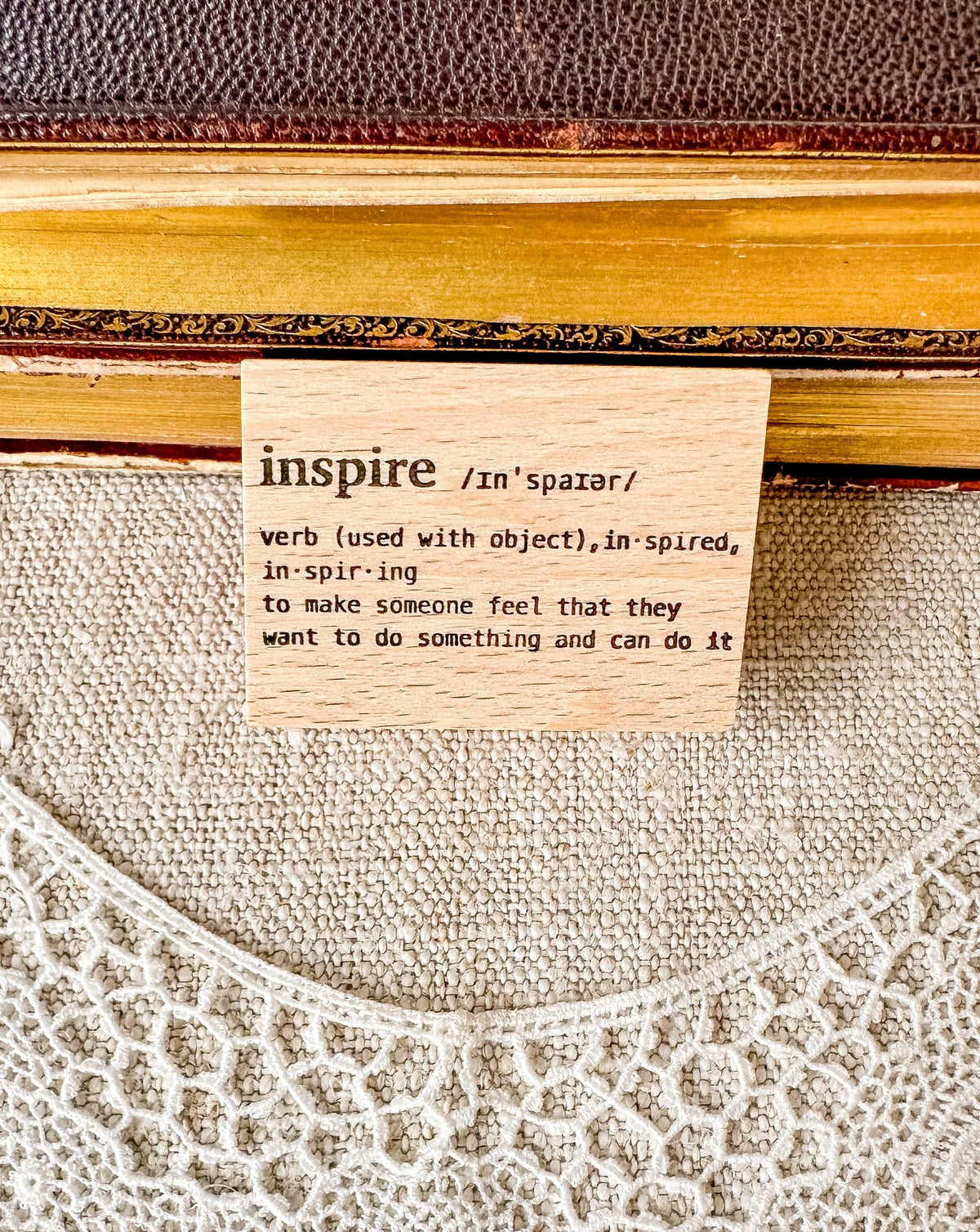 Houten stempel | inspire