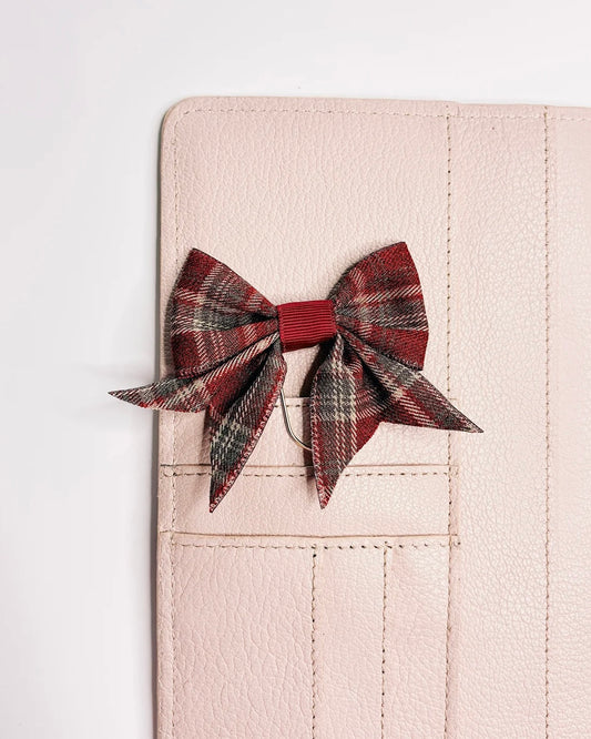Plannerclip | sept26 | red plaid