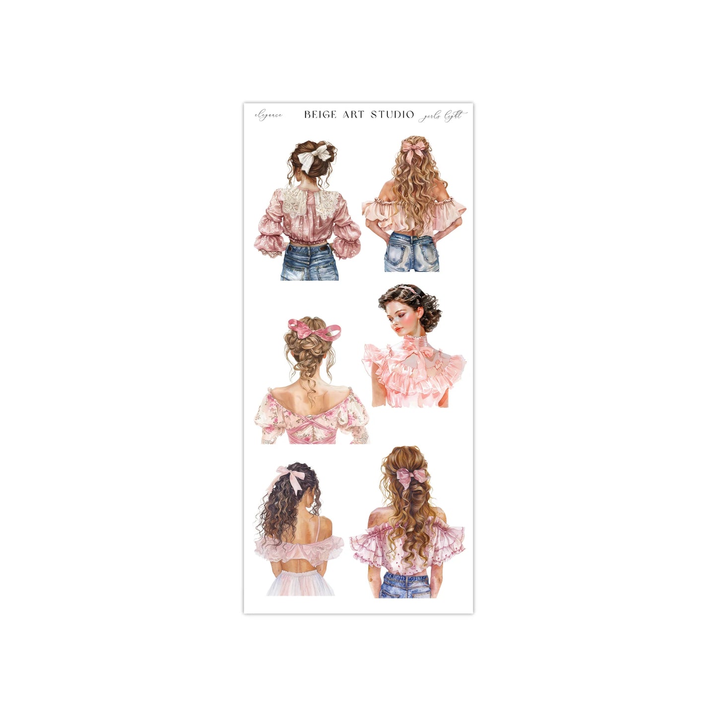 Stickervel set | elegance 1
