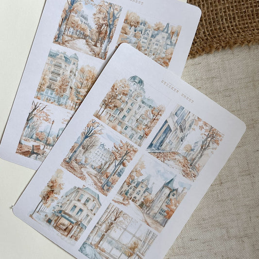 Stickervellen | herfst panden set 2 st.