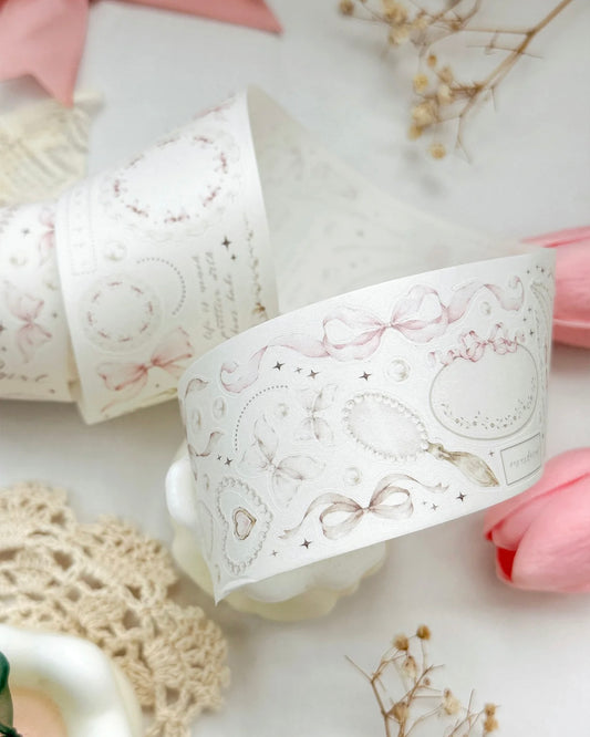 Pettape bows & pearls| washi