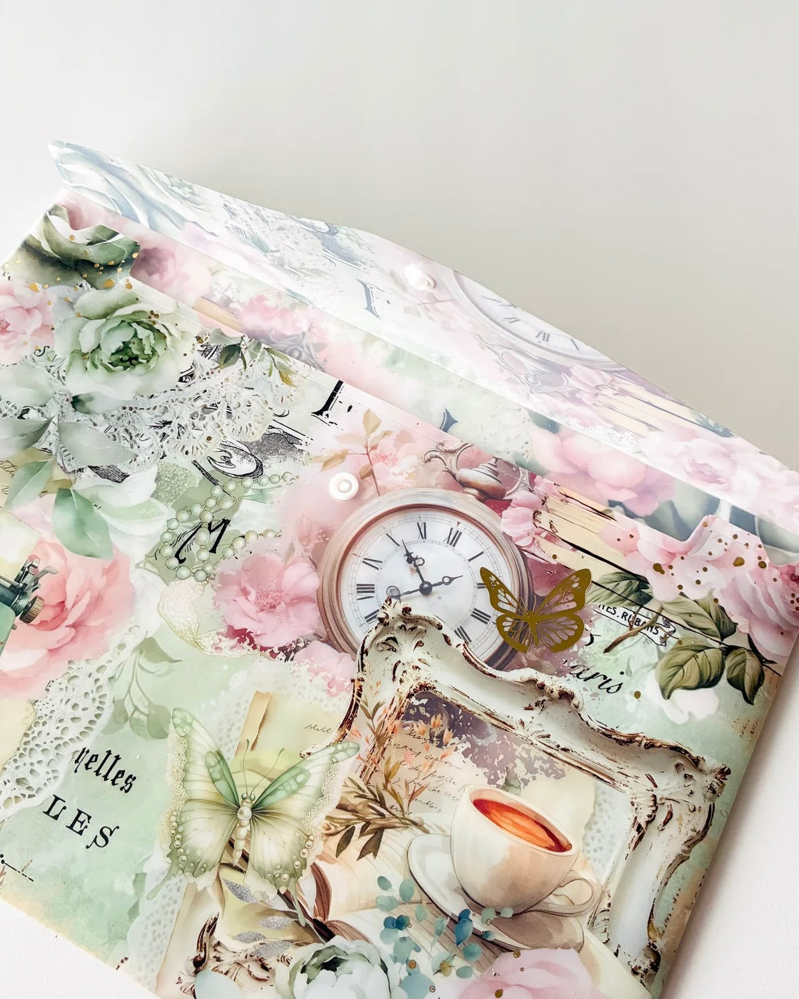Bewaarhoesje | spring green | A4 enveloppe