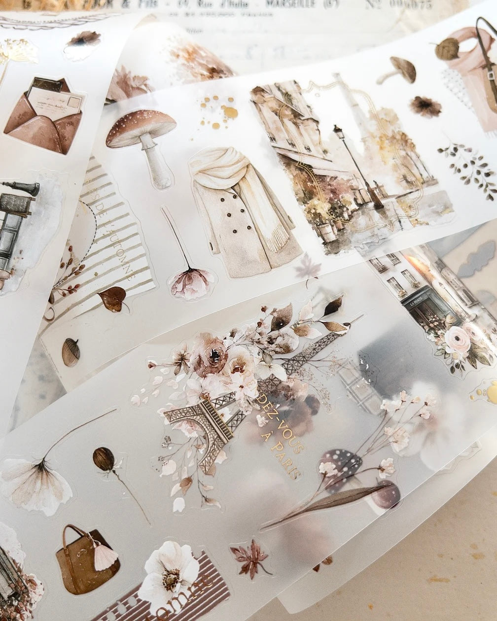 Pettape | Bonjour l'automne | gold foil