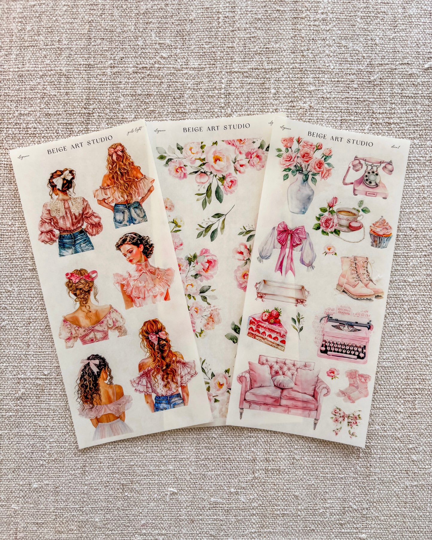 Stickervel set | elegance 1
