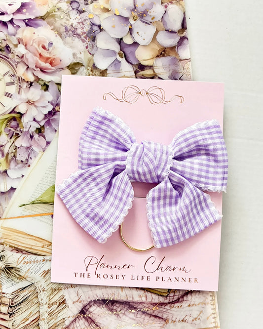 Plannerclip | strik | lila