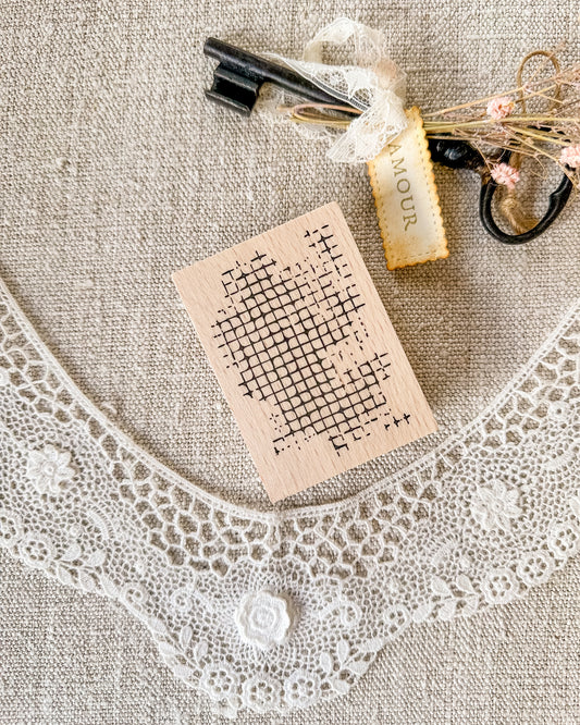 Houten stempel | grid