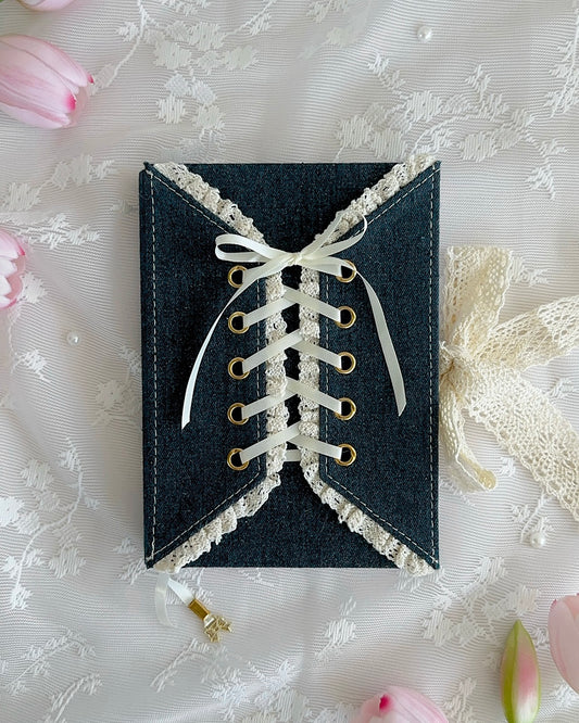 Journal | midnight denim corset | B6 | dot