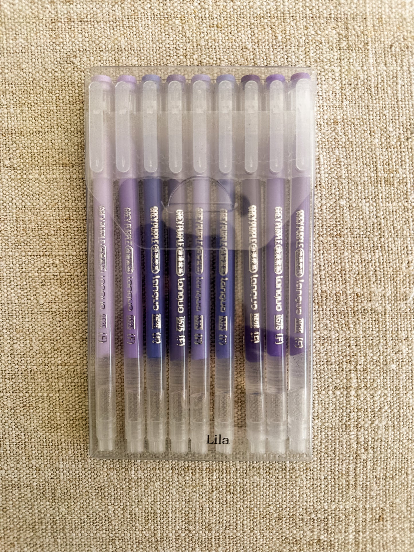Acryl pennen - lilac
