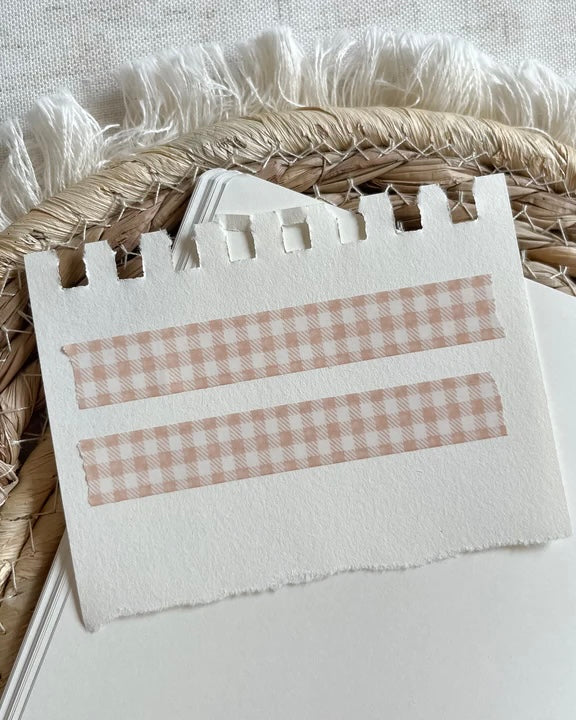 Washitape | Peach grid