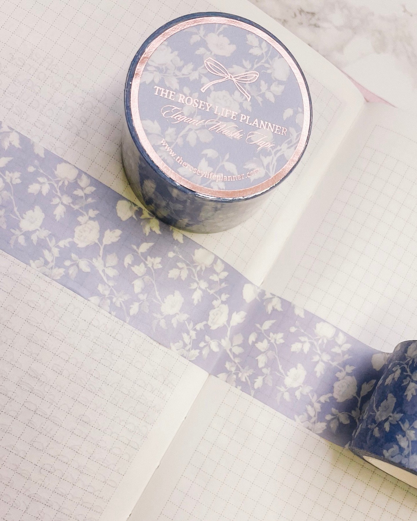 Washitape | blue florals