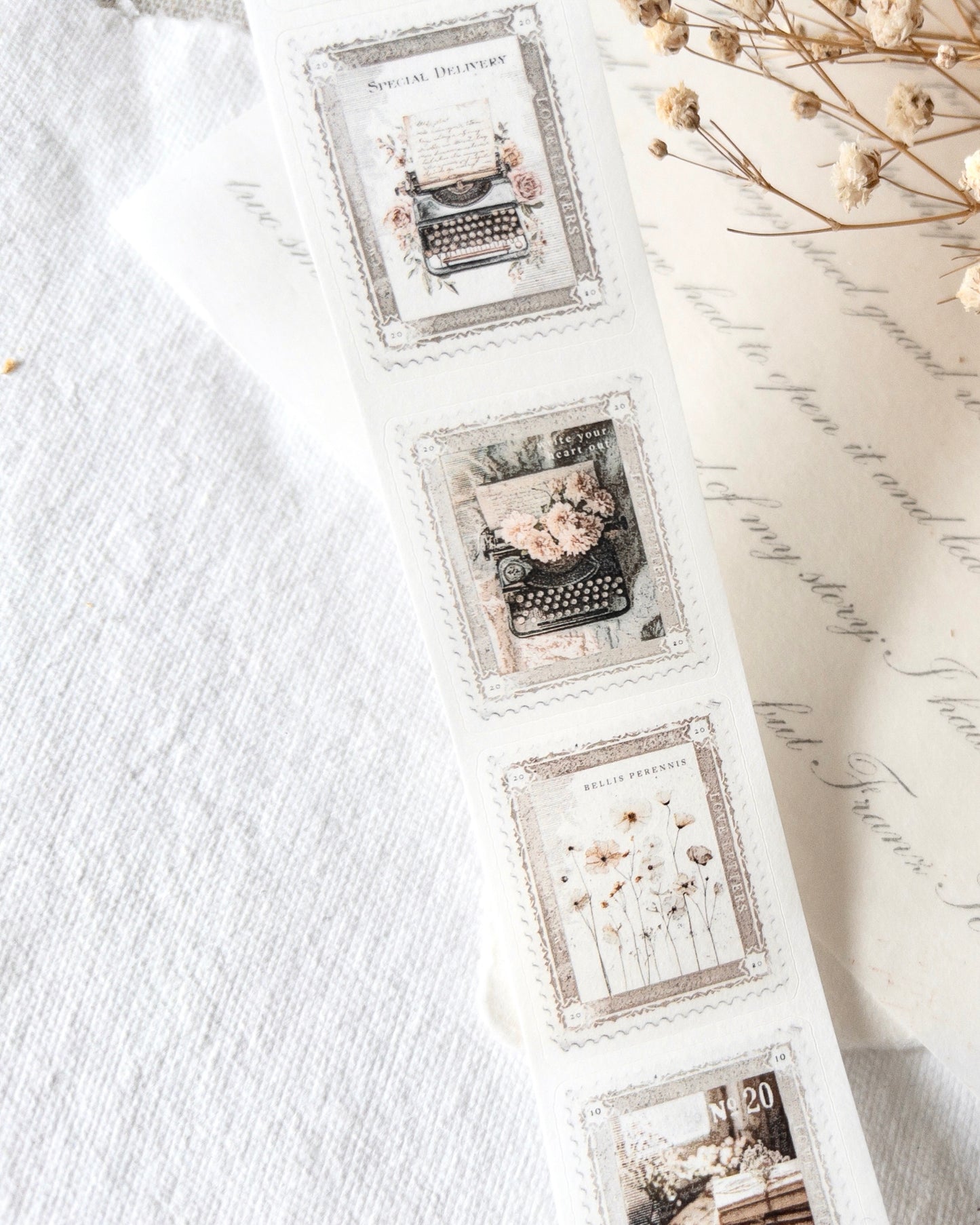 Washitape | stamps| hele rol