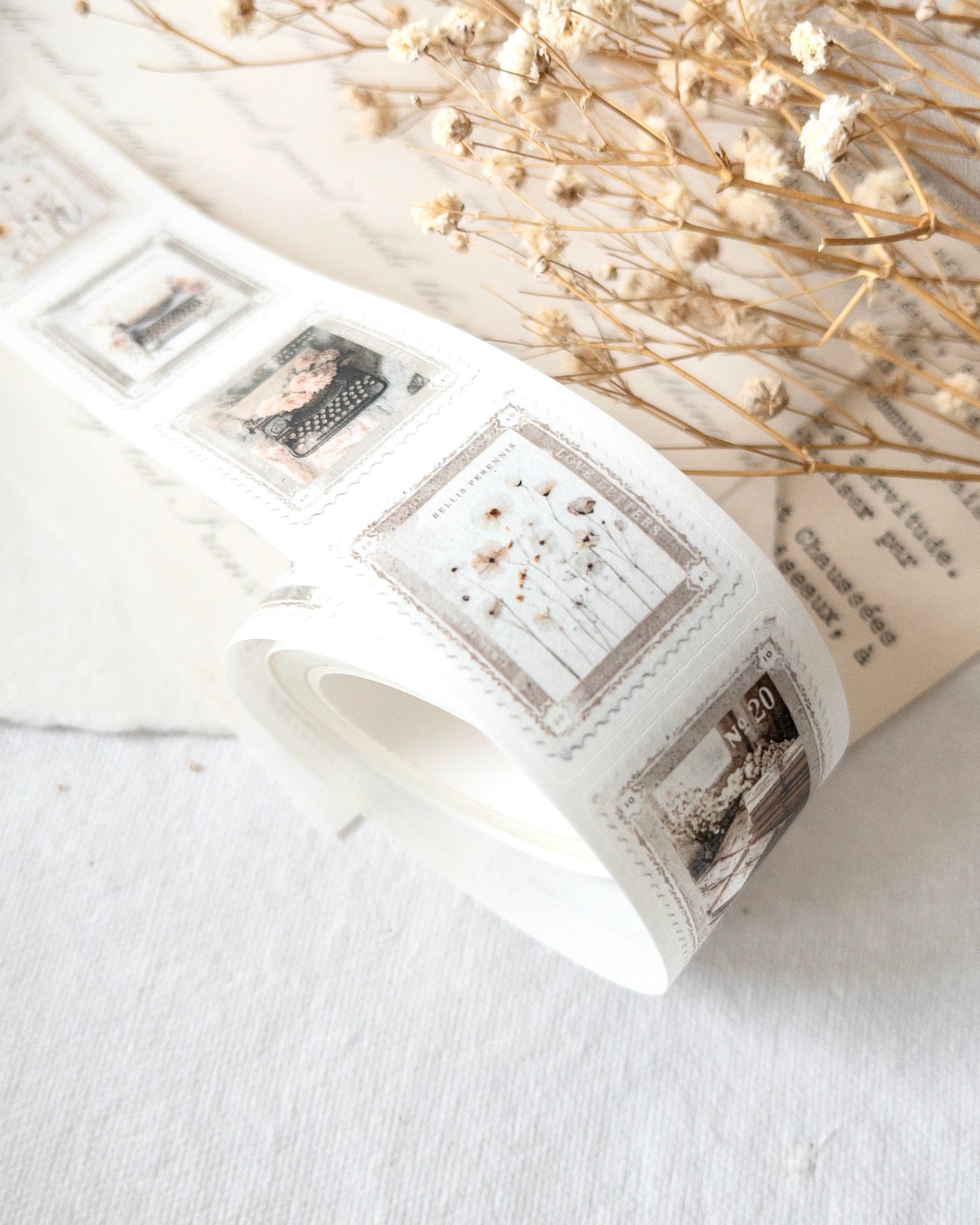 Washitape | stamps| hele rol