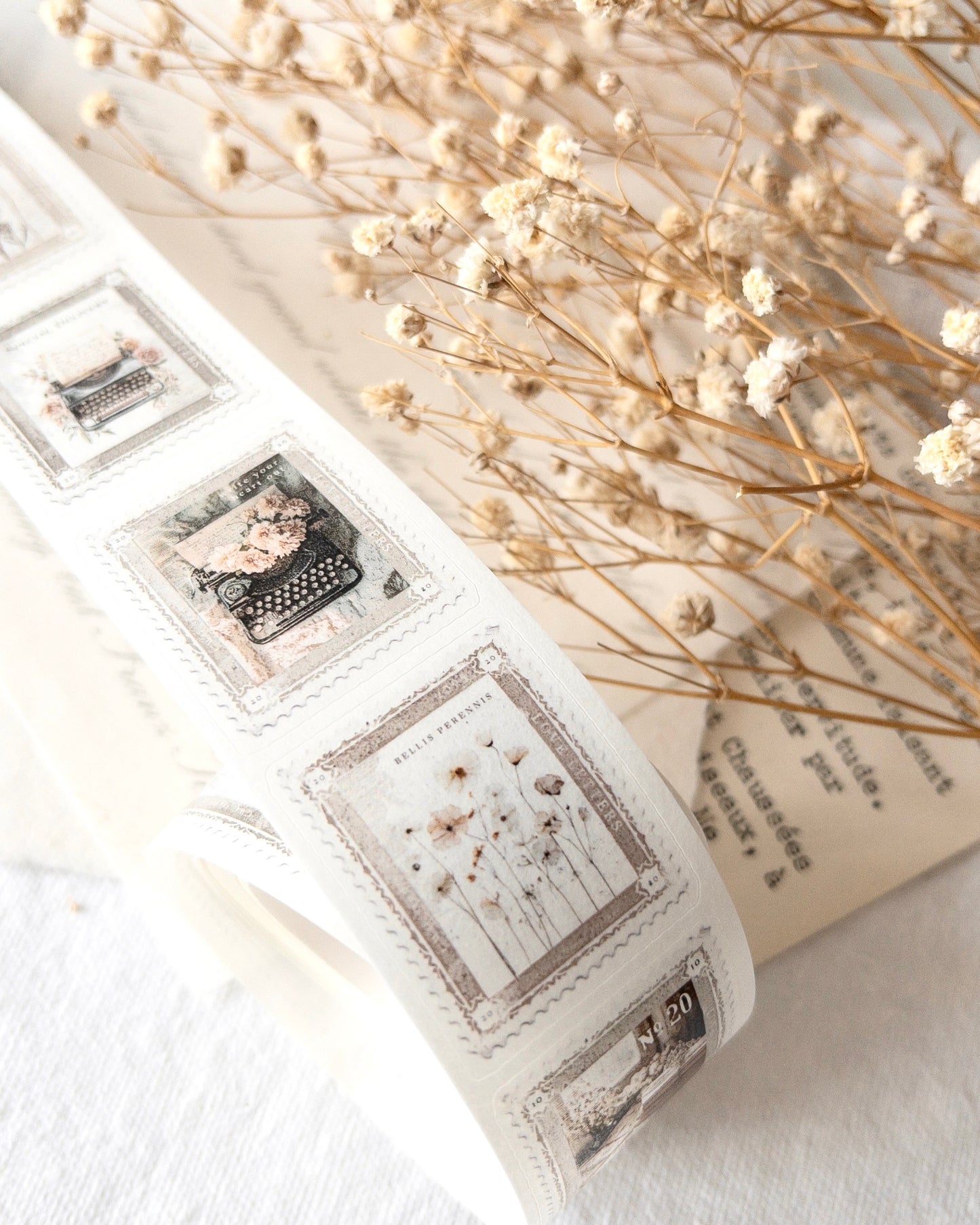 Washitape | stamps| hele rol