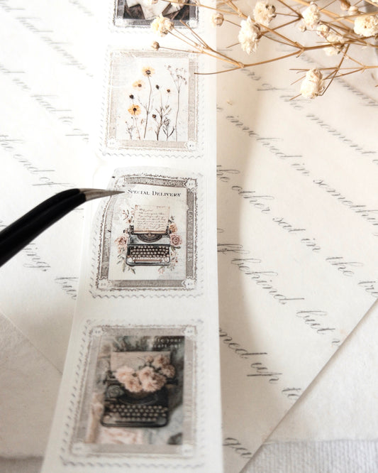 Washitape | stamps| hele rol