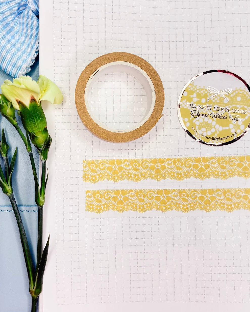 Washitape | august26 | yellow lace