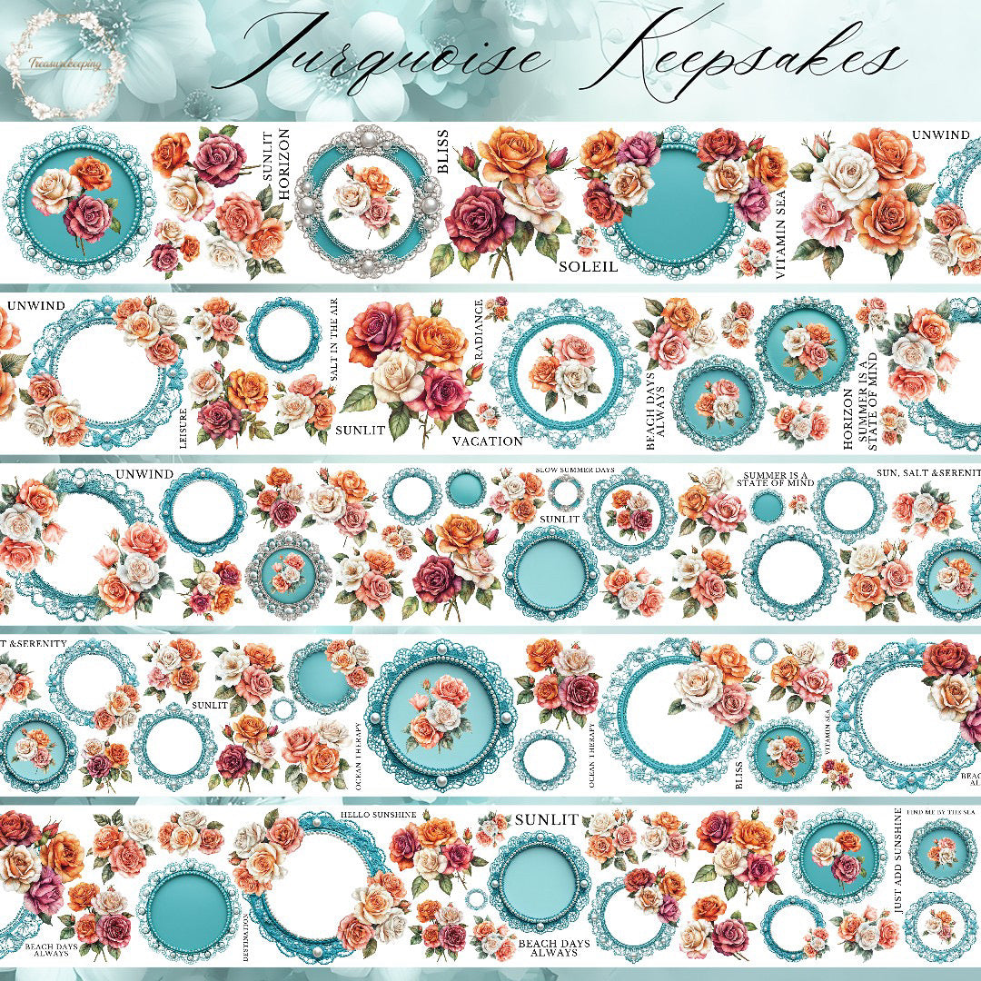 Pettape | turquoise keepsakes