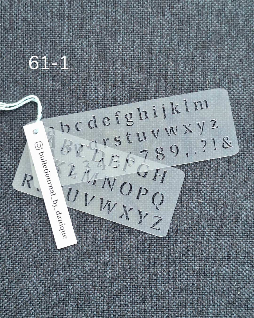 Stencil | nummer 61-1