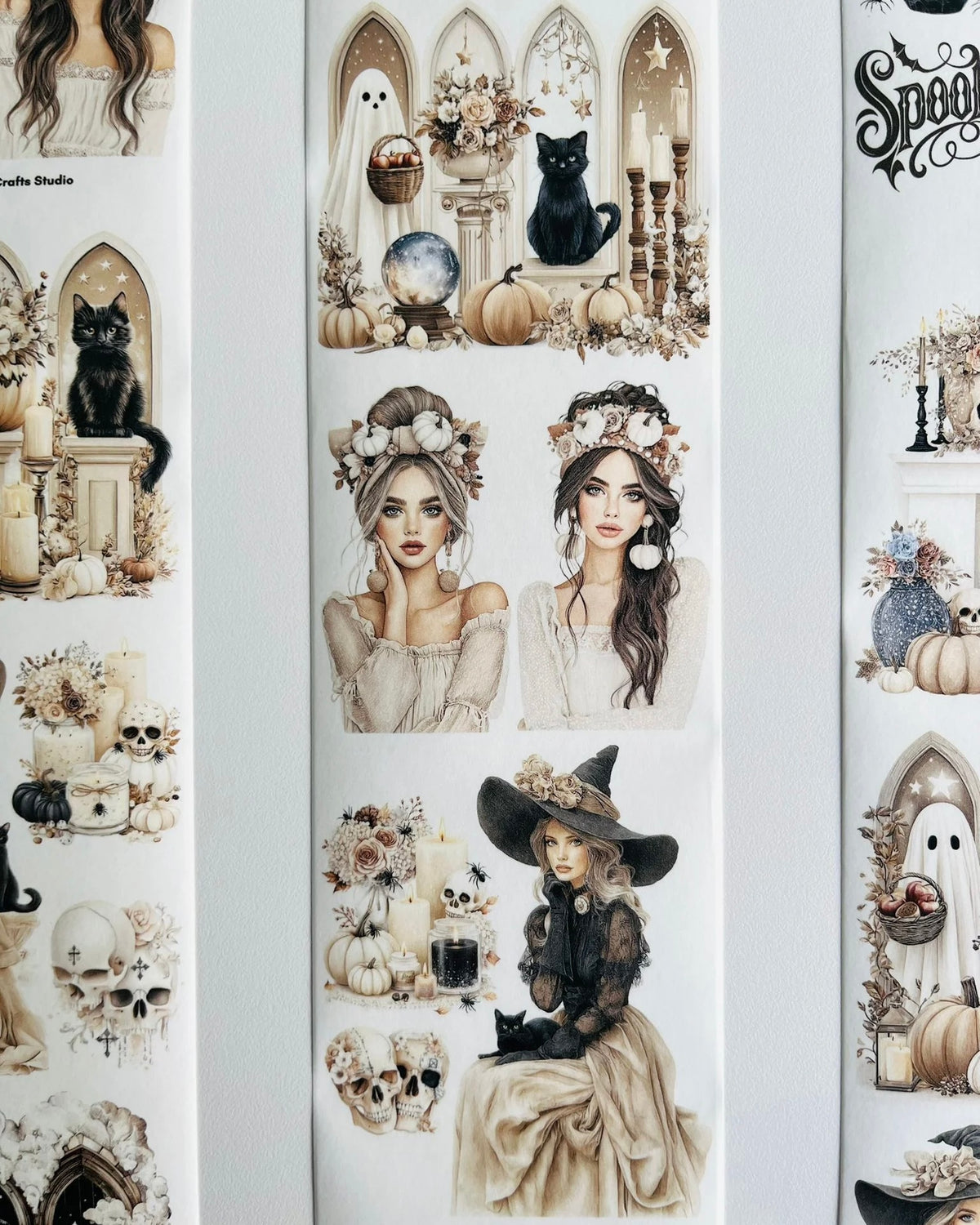 Washitape | Enchanted Autumn | White Background Tape