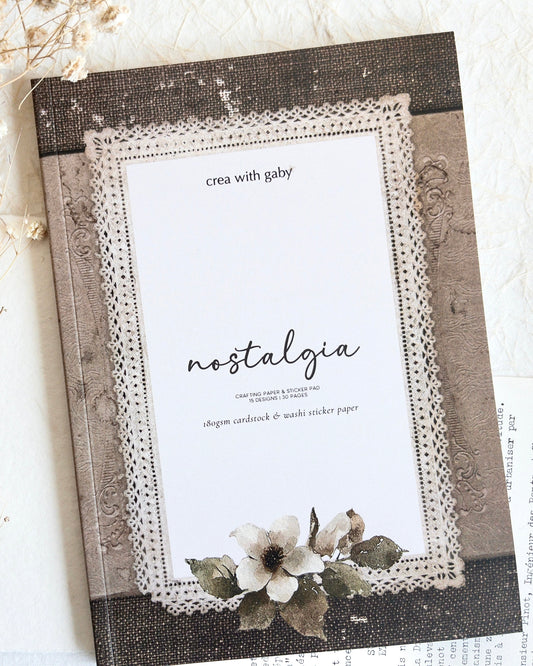 Crafting paper & stickerpad | nostalgia