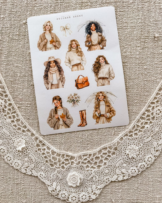Stickervel | cozy herfst 10