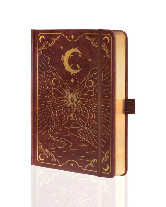 Journal | moon butterfly brown
