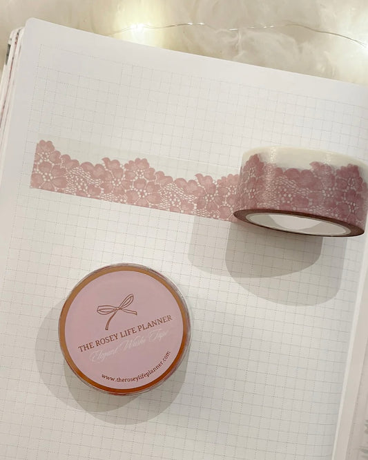 Washitape | lace | warm pink