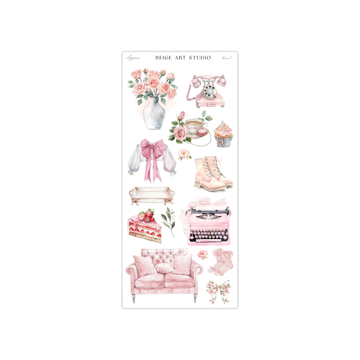 Stickervel set | elegance 1