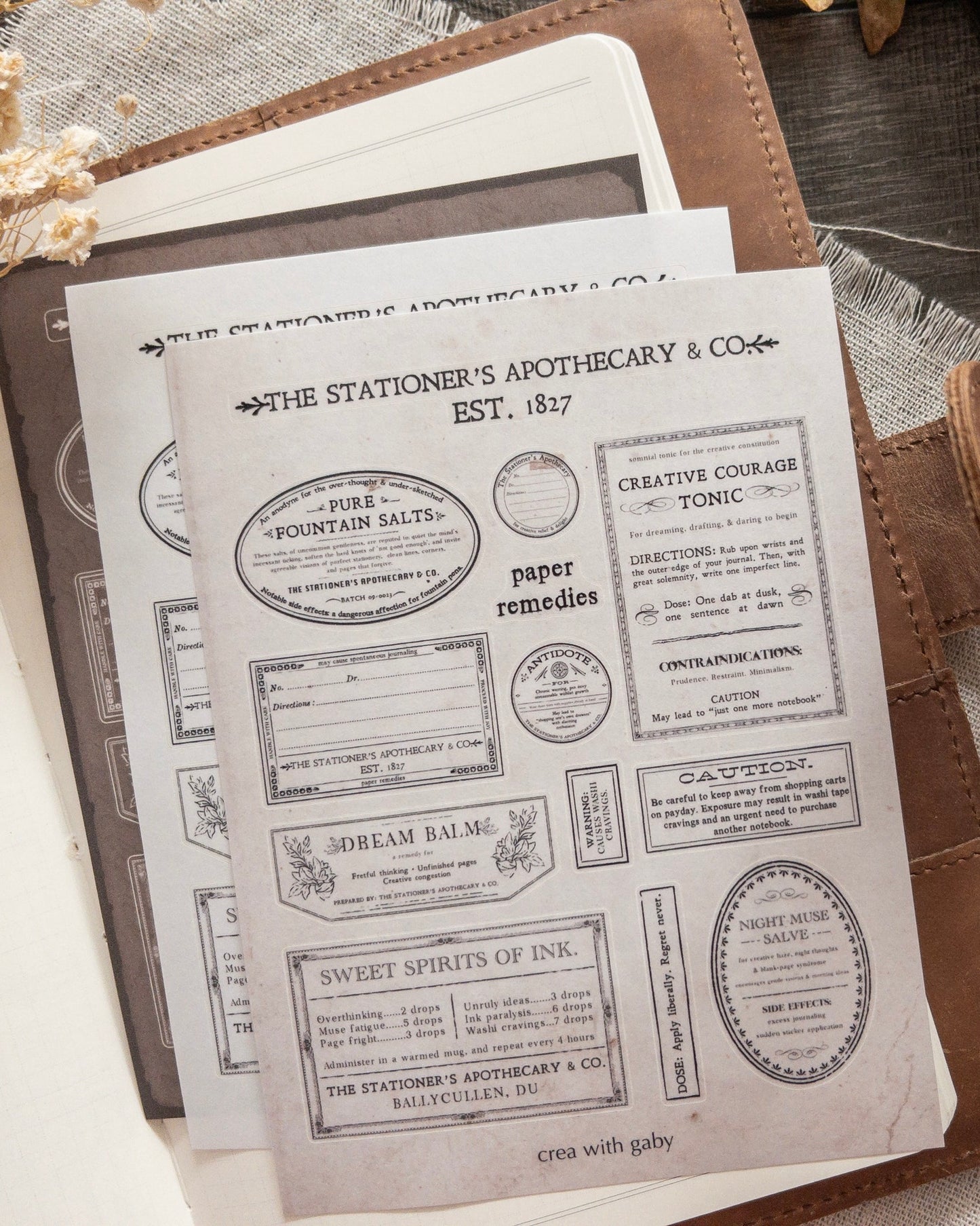 Sticker set | The Stationer's Apothecary
