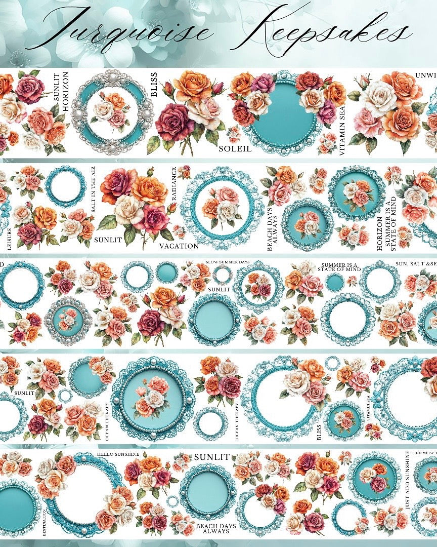 Pettape | turquoise keepsakes