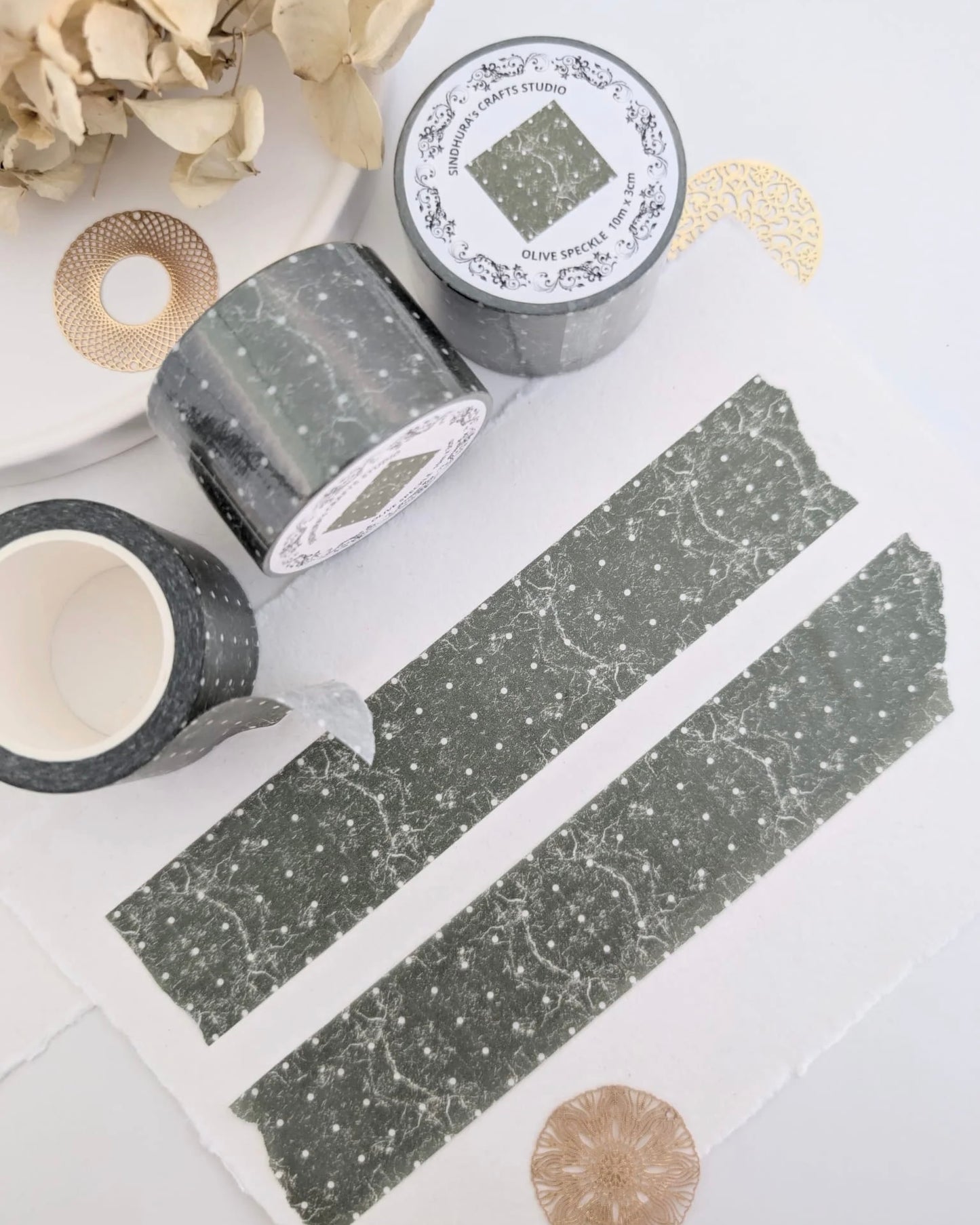 Washitape | Olive speckle