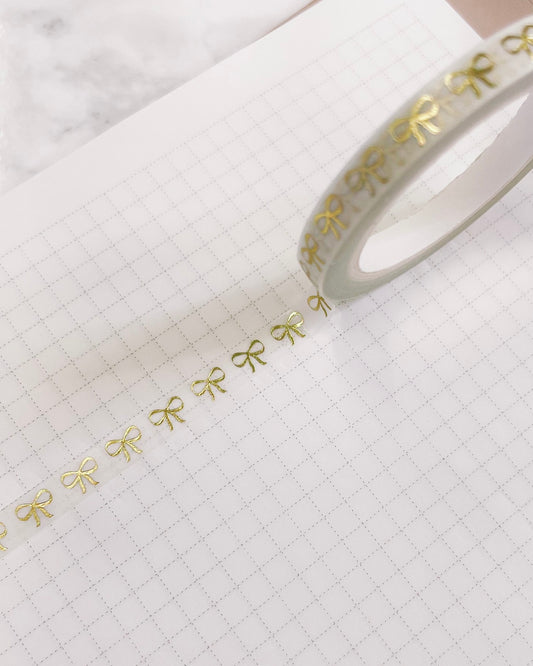 Washitape | gold bows small