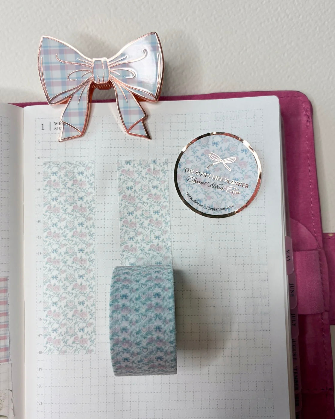 Washitape | lovely blue | flowers