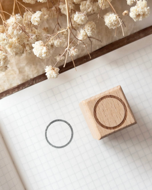 Houten stempel | deco ring
