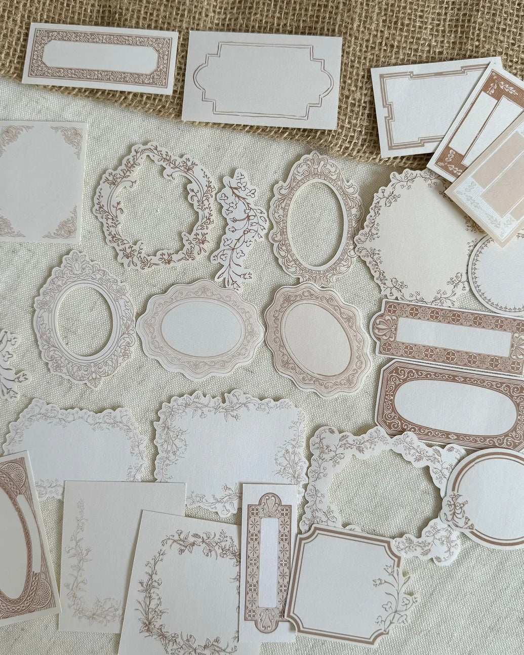 Stickers | vintage frames 20 st.